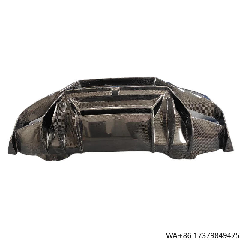 

Used for Lamborghini Huracan LP580 LP610 Upgraded All Carbon Fiber V-style Rear Bumper Body Kit