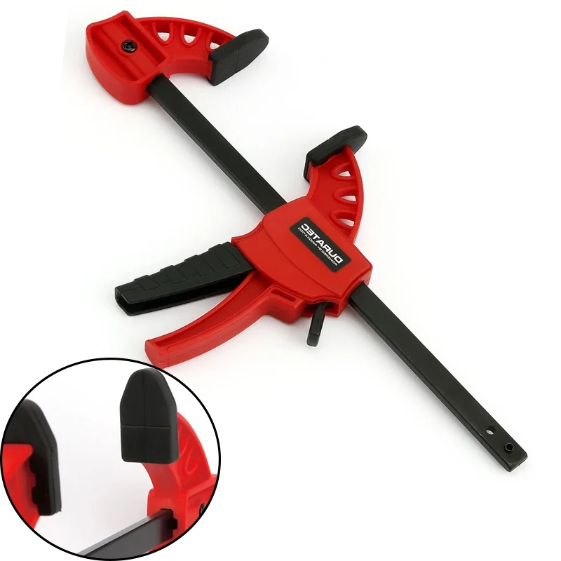 4 inch F Type Woodworking Clip Quick Grip Clamp  Carpenter Ratchet Release DIY Hand Tool