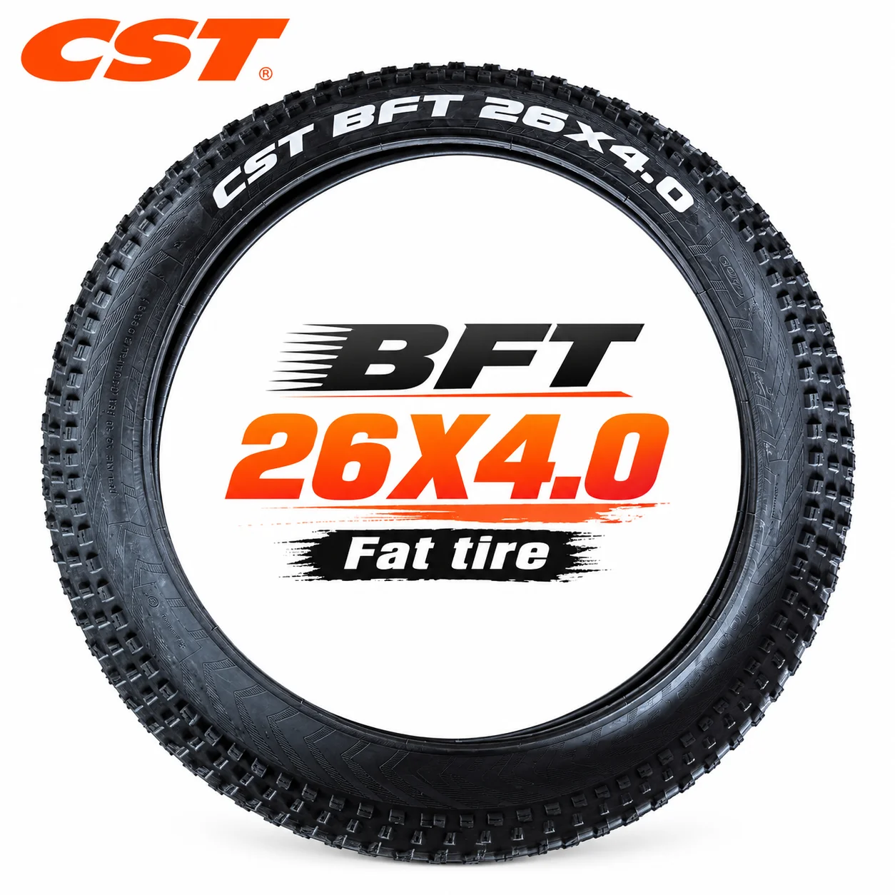 CST BFT 20 Zoll Fat Tire Schnee- und Strandfahrradreifen 20x4.0 Elektro-Snowmobile MTB Fahrrad Anti-Rutsch Fat Tire / Schlauch – Detail 4