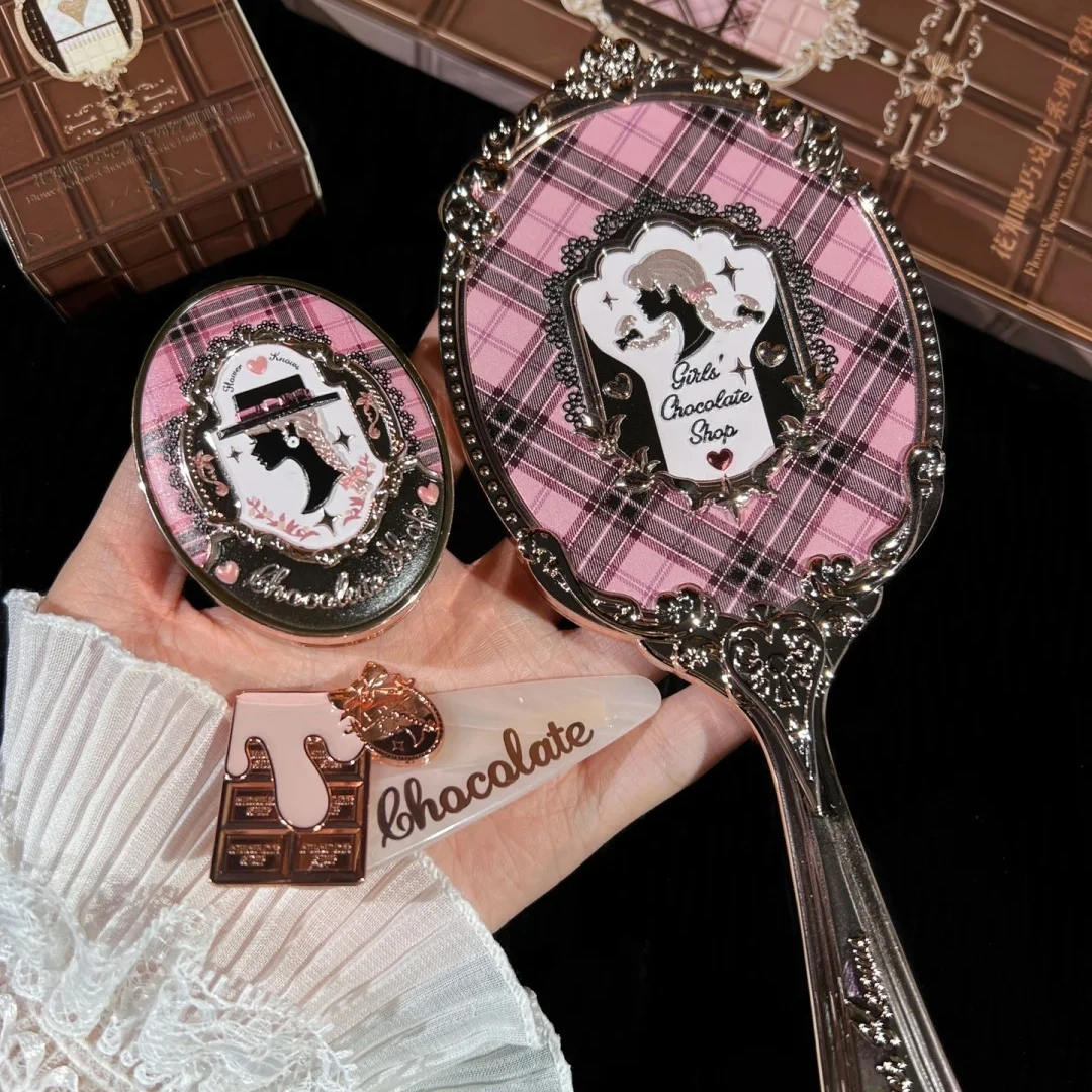 Flower Know Chocolate Shop Embossed Blush Brown Pink Blusher powder Waterproof Long Lasting Palette De Matte Blushs