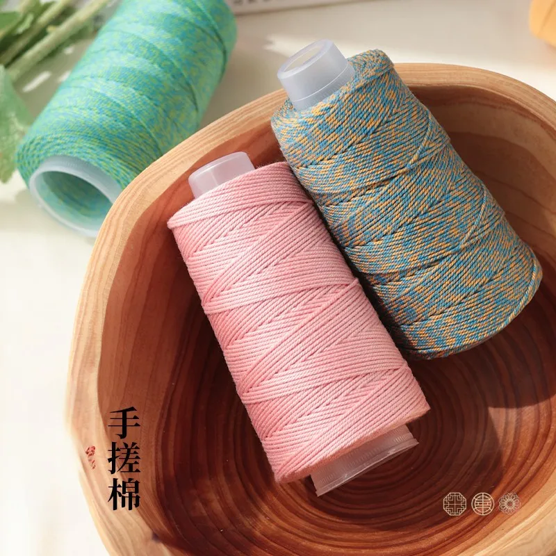 130m Handmade Cotton Cord 1mm Cotton Material Handmade DIY Bracelet Necklace Hand Rope Wear-resistant Dedicated Thread