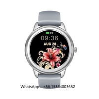 TJXL-Original Zeblaze Lily 1.1 Inch Touch Screen Smart Watch Women Health Tracking Heart Rate Monitor Smart Bracelets