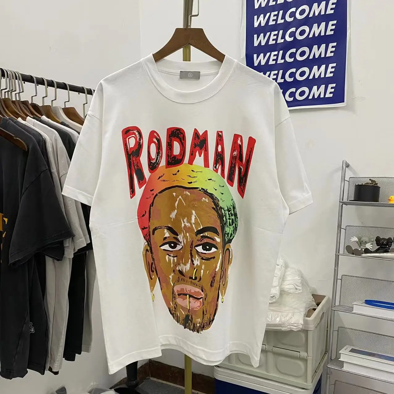 Men's Clothing New Hot-selling Basketball Star printing casual men's and women's loose short sleeve T-shirt Ropa hombre