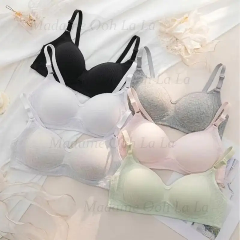 Girls Brassiere Underwear Cotton Kids Bra Dot Design Adolescente Girls Training Bras Breathable Teenage Girl Tops Crop - view 3