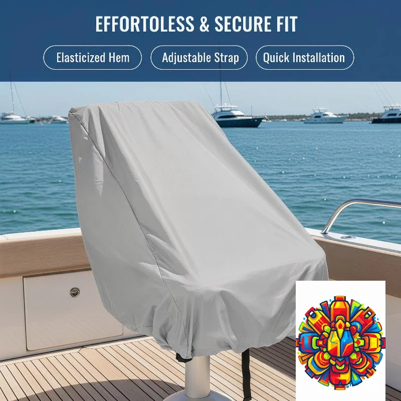 Foldable Waterproof Outdoor Boat Seat Cover UV Protection Dustproof Sleeve for Kayak Fishing Activities