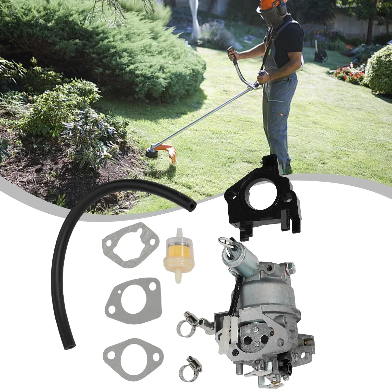 Carburetor For For HUAYI 7T84A 7T84MUA 382CC Engine Fits CC800 33 Walk Behind Mowers Manufactured Between 2017 And 2019