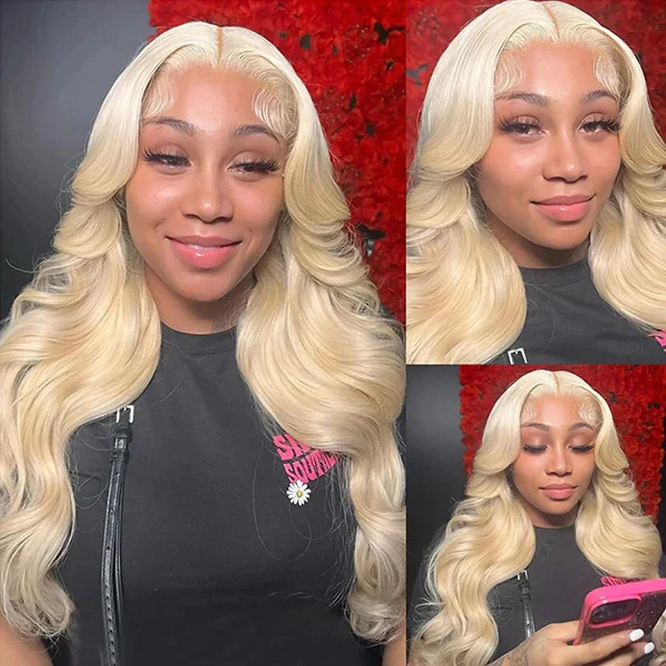 30 inch 613 13x6 Hd Lace Front Wig Human Hair Body Wave Lace Front Wigs 100% Human Hair 613 Blonde Lace Front Human Hair Wig