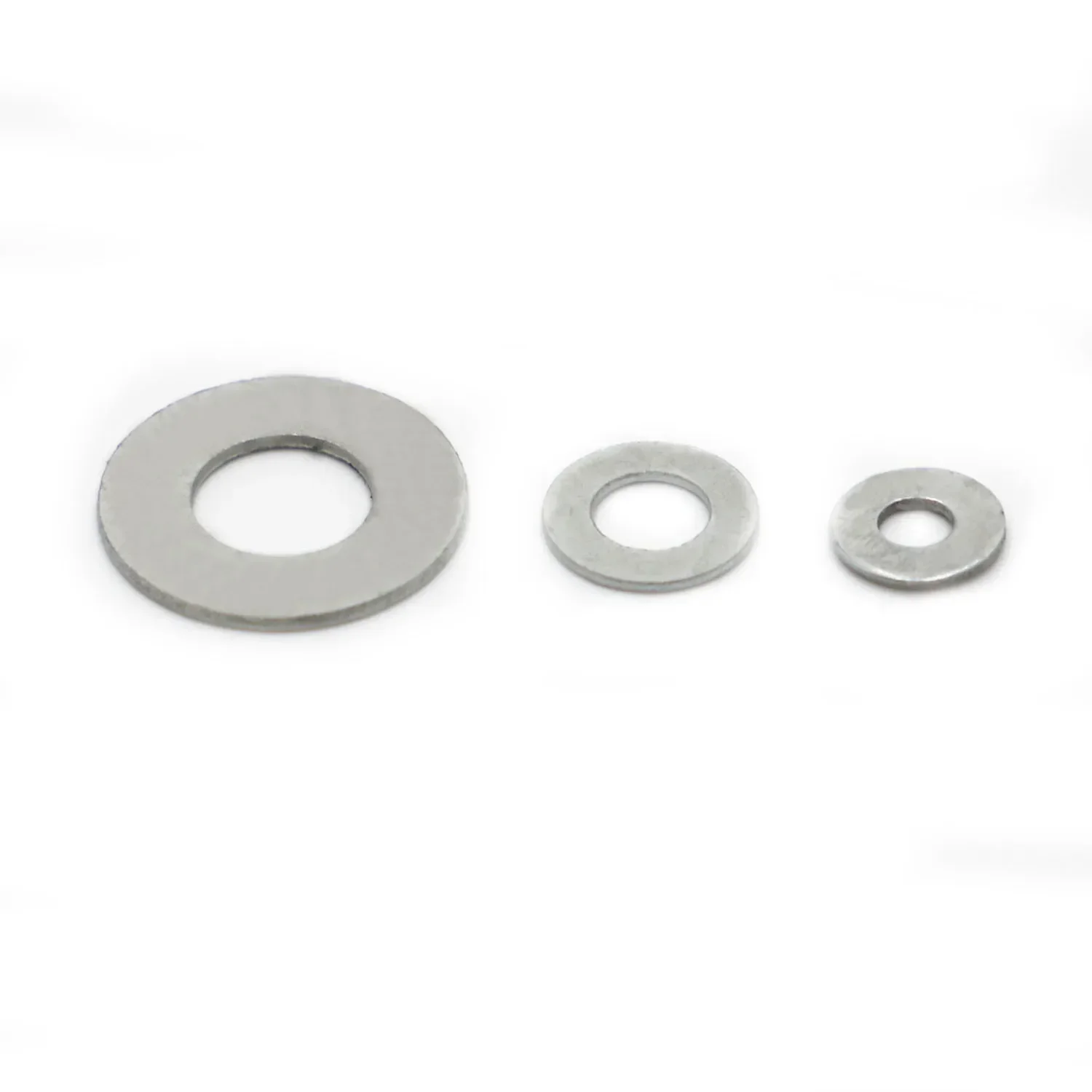 10/50/100pcs M2 M2.5 M3 M3.5 M4 M5 M6 M8 M10 M12 M14 M16 Zinc-plated Carbon Steel Flat Washer Plain Gasket