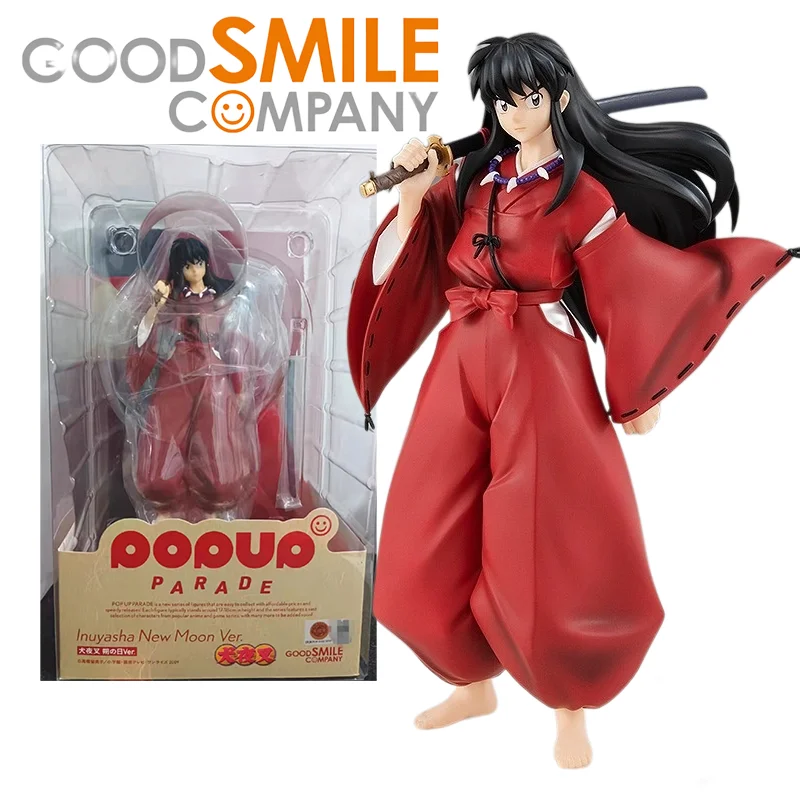 

Goodsmile GSC POP UP PARADE Inuyasha New Moon Ver Anime Action Figure Finished Model Collection Toy Gift for Children