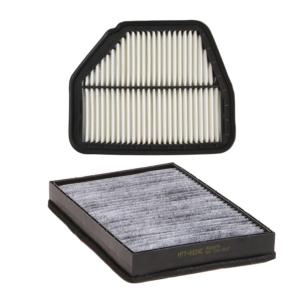 

2pcs Car Engine Air Filter Cabin Filter for Chevrolet Captiva 2006 2007 2008 2009 2010 2011 2012 2013 2014 96628890 96440878