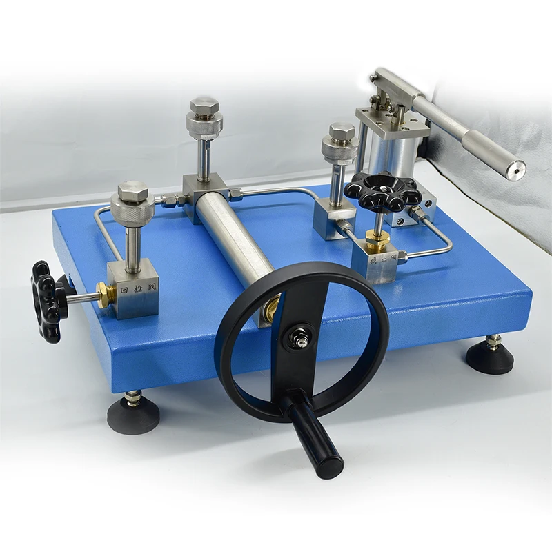 Medium Pressure 60Bar Desktop Air Pressure Pump YWQ-1431B Manual Gas Pressure Source