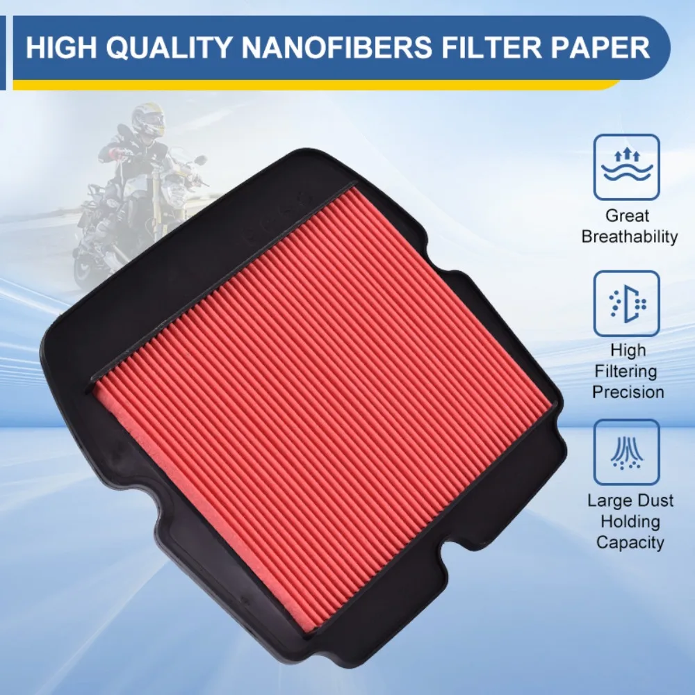 Air Filter 17210-MCA-003 Oil Filter Kit for Honda GL1800 F6C Gold Wing 2014-2016 GL1800 P Gold Wing Premium Audio SC47 2006-07