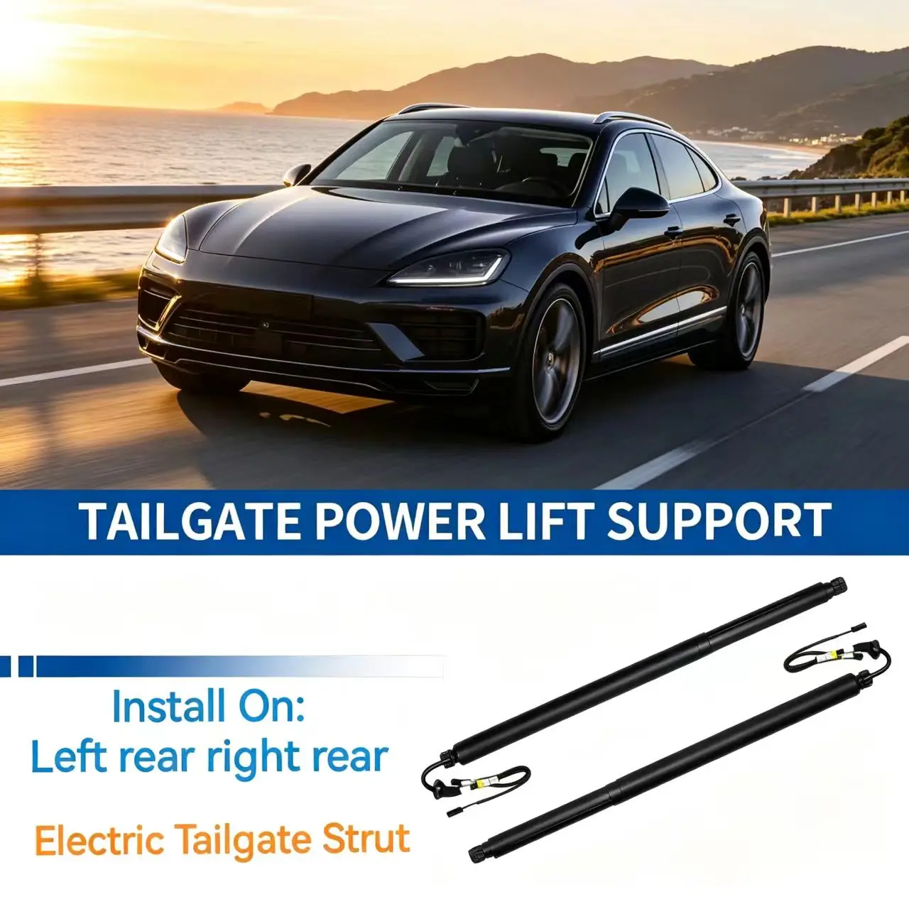 Electric Trunk Strut For 2007-2013 BMW X5 E70 Rear Power Hatch Lift Electric Tailgate Lift Strut 51247332695 51247332696