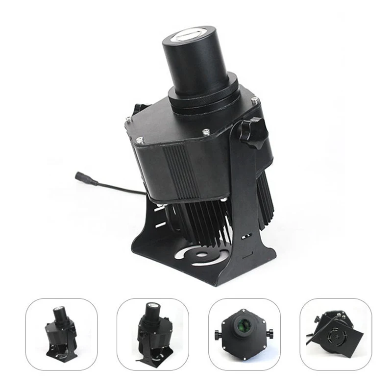 GOBO 40 واط مصباح الإعلان التجاري علامات Led ديناميكية جدار الإسقاط في الهواء الطلق IP67 مقاوم للماء HDBright بيع المصنع مباشرة