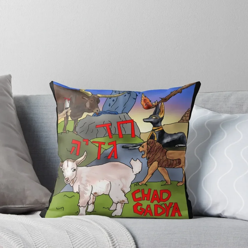 Chad Gadya - Passover Throw Pillow luxury home accessories Cusions Cover Couch Pillows pillow