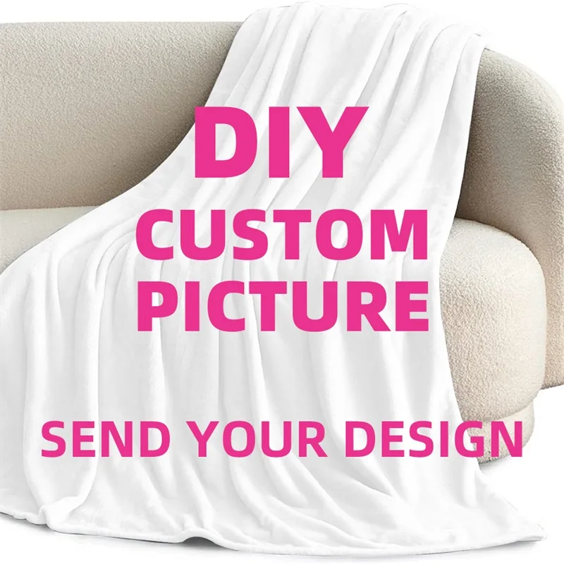 

Your picture blanket set flannel blanket，print personalized blankets on demand, customize gift blankets for family and friends