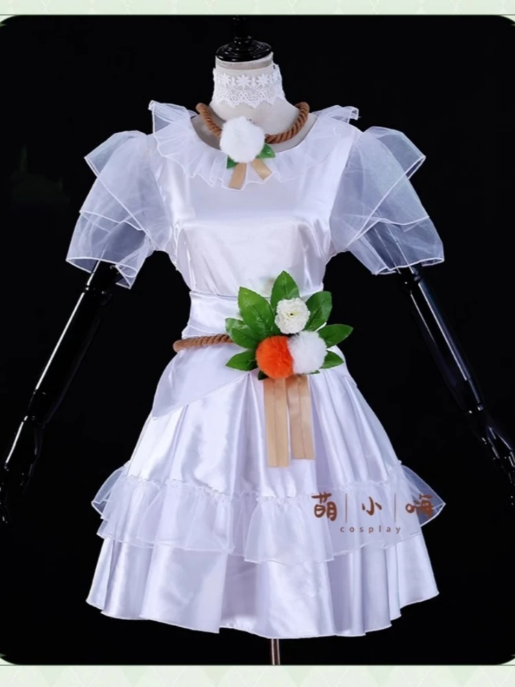 Vestido de Cosplay de Emma Woods para mujer, traje elegante de Anime Identity V, uniforme de piel de viento