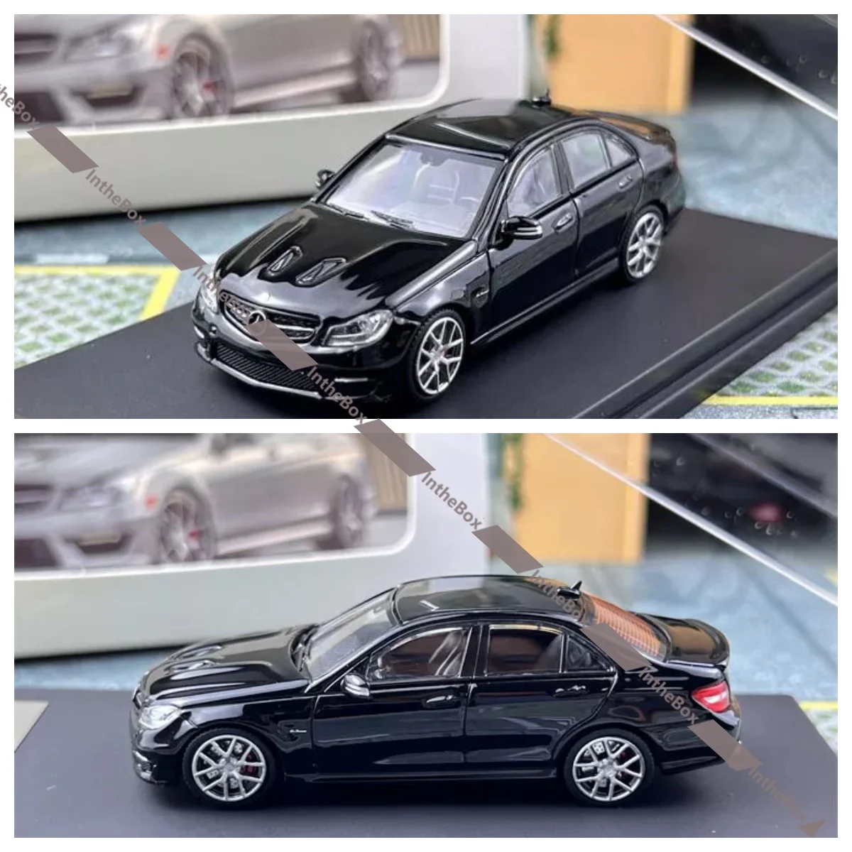 King Model 1/64 MB C63 W204 507 Diecast Model Car Collection Limited Edition Hobby Toys