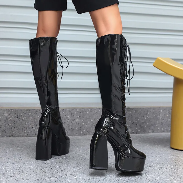 Big Size thigh high boots knee high boots over the knee boots women ladies boots shoes woman winter boots women