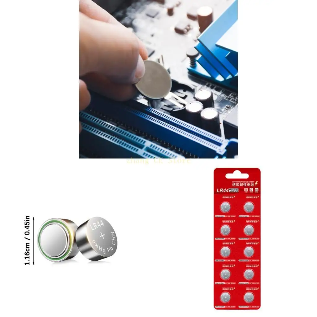 

M5TD 10/20PCS LR44 1,5 В Длинные кнопки батареи кнопка утечка