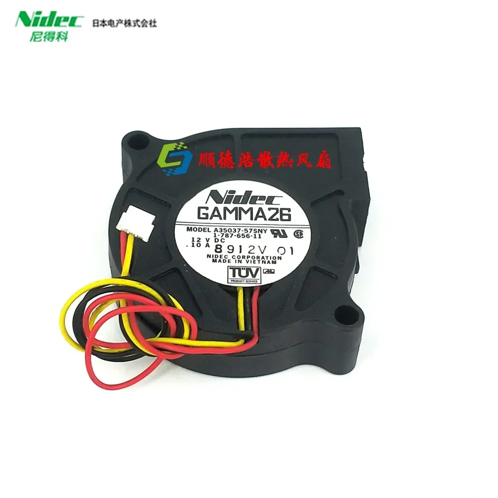 

Nidec A35037-57SNY DC 12V 0.10A 50x50x15mm 3-Wire Server Cooling Fan