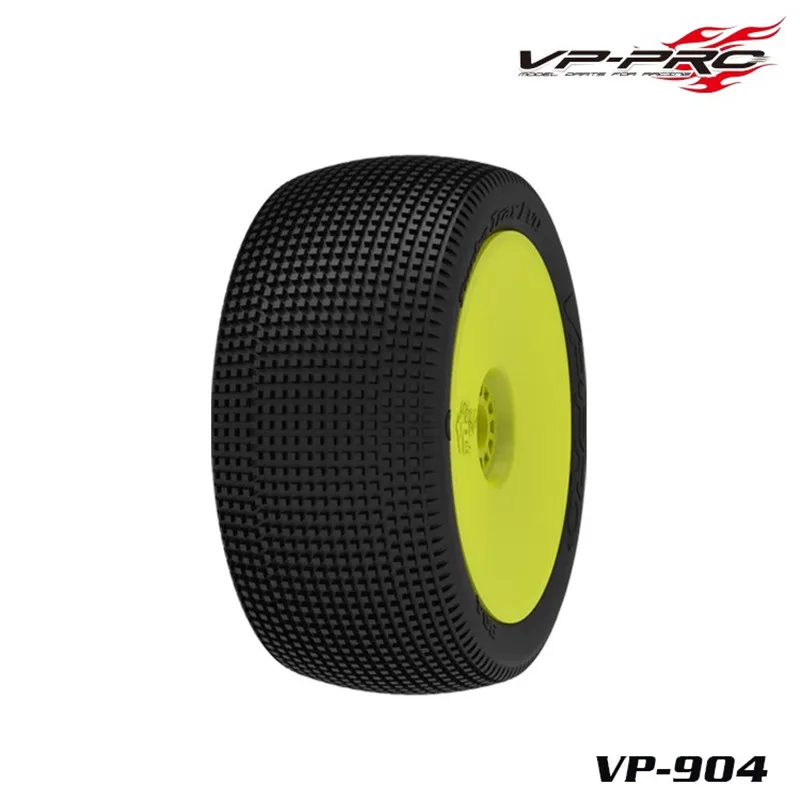 High Quality 1/8 RC Buggy Truck Tire VP PRO 904 Medium Hard17mm Nut Racing Tire Sponge High Grip ARRMA Xray TLR Kyosho