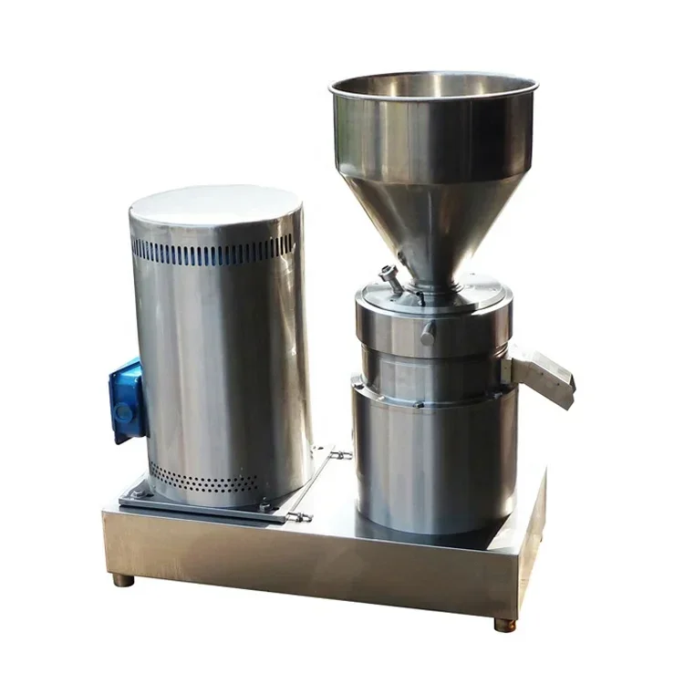 Mustard Sesame Hazelnut Paste Peanut Butter Wet Colloid Mill Almond Butter Grinding Machine/ Oily Seed Crusher Machine