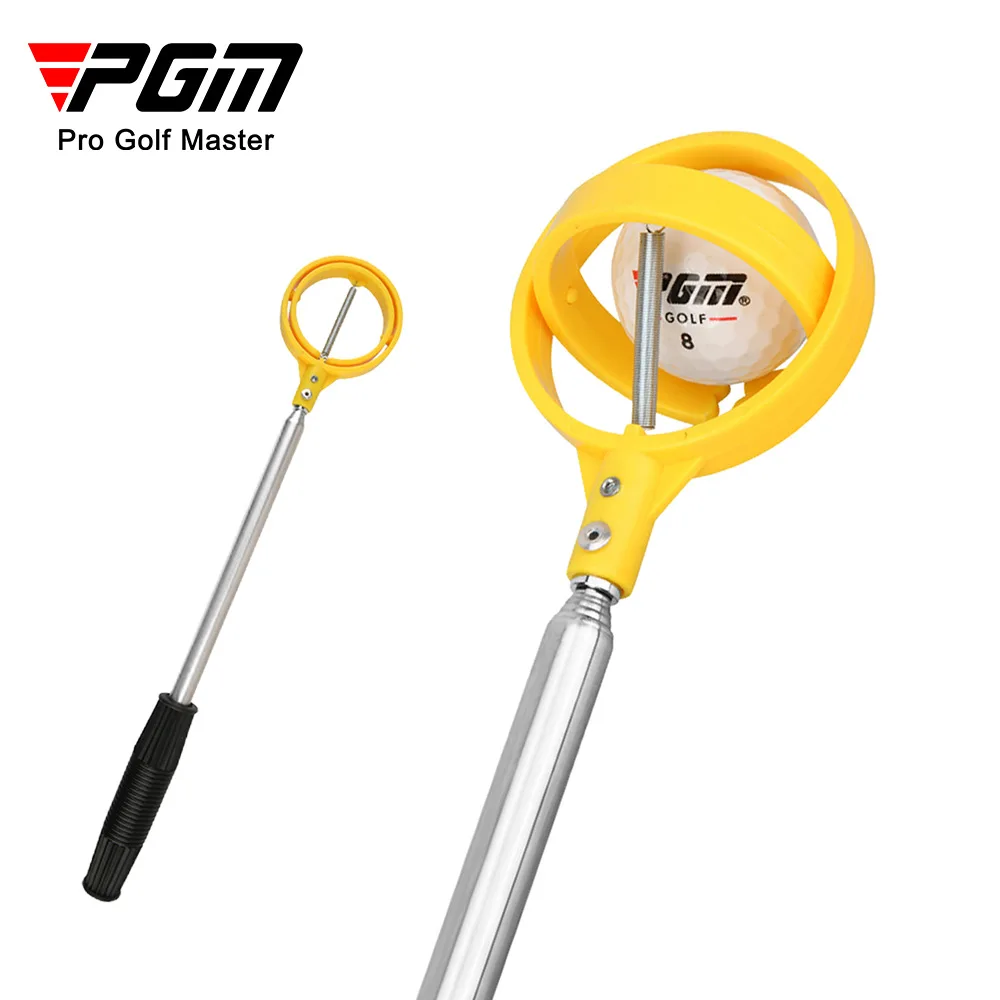 PGM Golf Catcher with Reinforced Stainless Steel Shaft 2m Freely Retractable Gifts for Men Women Golfers