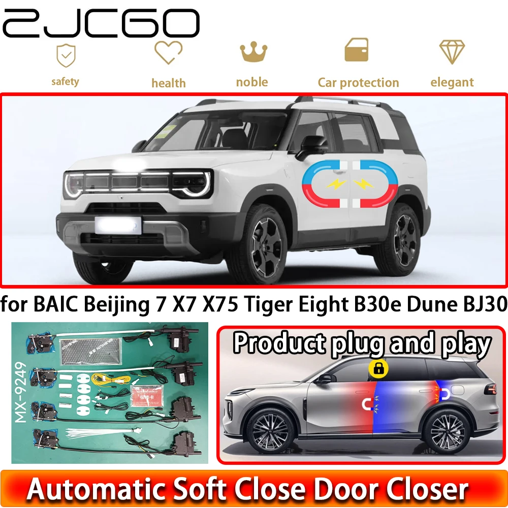 

for BAIC Beijing BJ60 BJ40 II 2022 2023 2024 2025 OEM Soft Close Door Kit Power Closing Latch System Auto Pull Door Easy Close