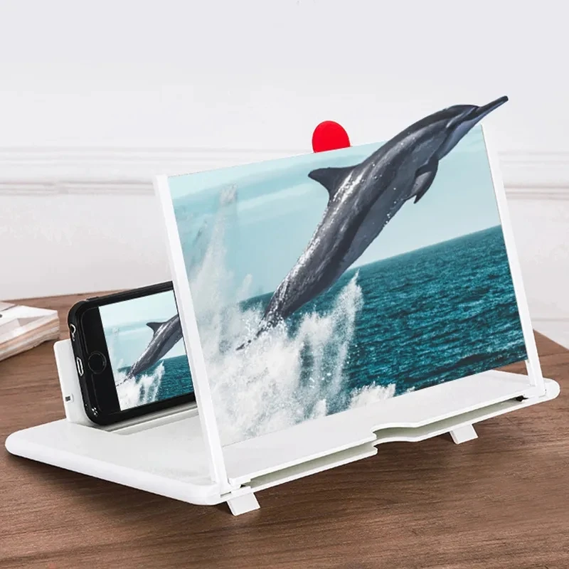 Nuovo 3D HD lente d'ingrandimento dello schermo del telefono cellulare Movie Video Stand amplificatore supporto per telefono Desktop 3D HD Movie Video Stand all'ingrosso