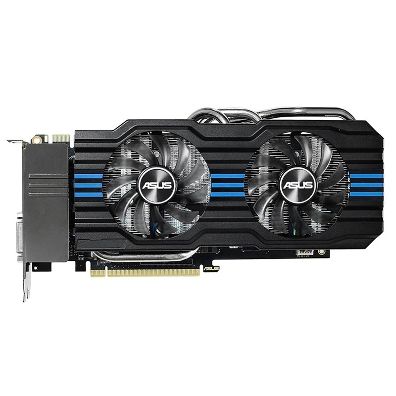 Original ASUS GTX 970 4GB D5 GPU Video Cards GTX970 4GB OC For Nvidia Geforce Graphics Card PUBG Computers Game VGA Desktop PC