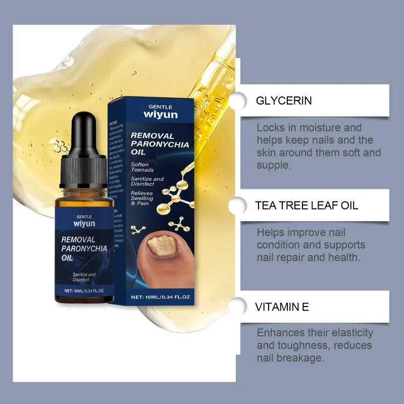 Nail Repair Serum Relieve Swelling Pain Repair Nail Soften Sanitize Toe Nails Anti Infection Paronychia Treatment Essence Care