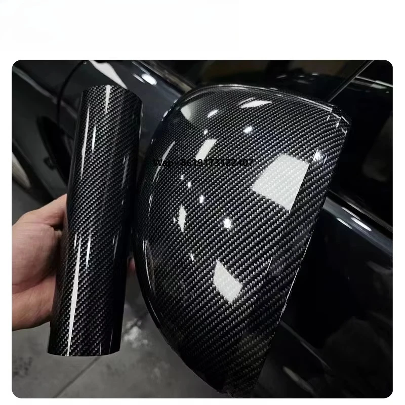 

Hot Sale 3D/5D/6D Carbon Fiber PPF Film PET Black Gold Carbon Fiber Vinyl Wrap Styling for Car Accessories Interior Decoration