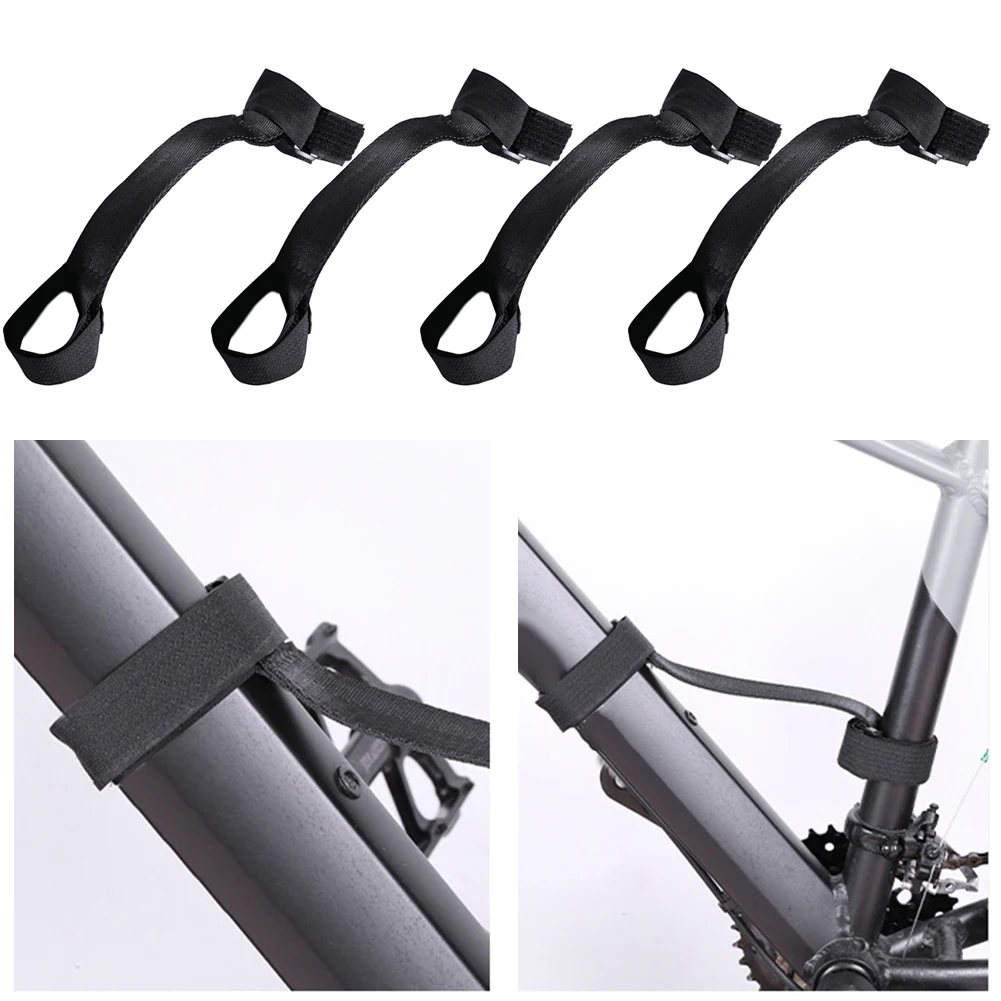 4PCS Mountain Road Car General Nylon Carry-on Truck Climbing Up The Stairs To Save Power Portable Lace-up Bicycle Carry-on Belt