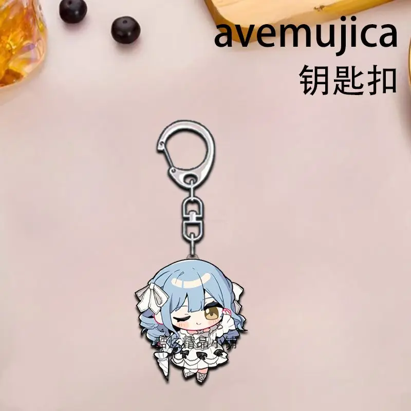 5 個のアニメ BanG Dream! キーホルダー漫画ミスミウイカ若葉睦美アクリルペンダントキーリングバックパック装飾ギフト