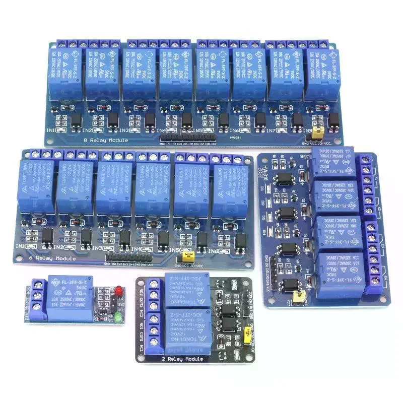 1PCS 1/2/4/8-Channel X-Way DC5 - огляд і ціна Relay 8 Channel Board