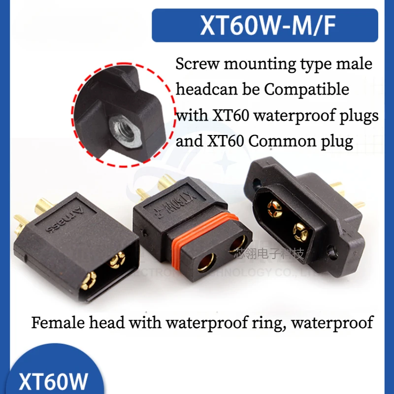 Connecteur XT60 2+1 mâle/femelle pour batterie Lipo RC Connecteur XT60 2+1 mâle/femelle pour batterie Lipo RC