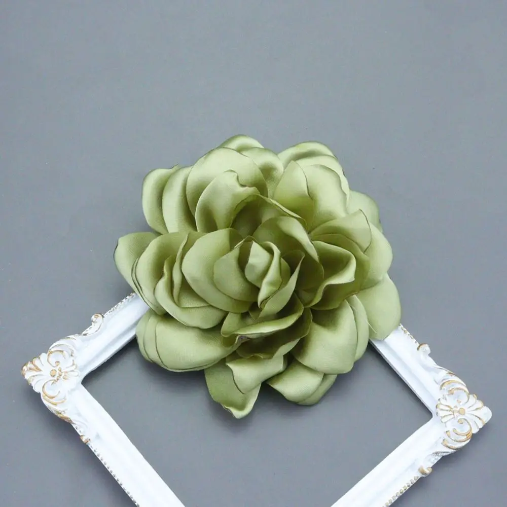 

New Korean Multi Layered Camellia Brooch 10cm Women Fabric Flower Pin Brooch Clothing Accessory Fashion Sweater Coat Pin
