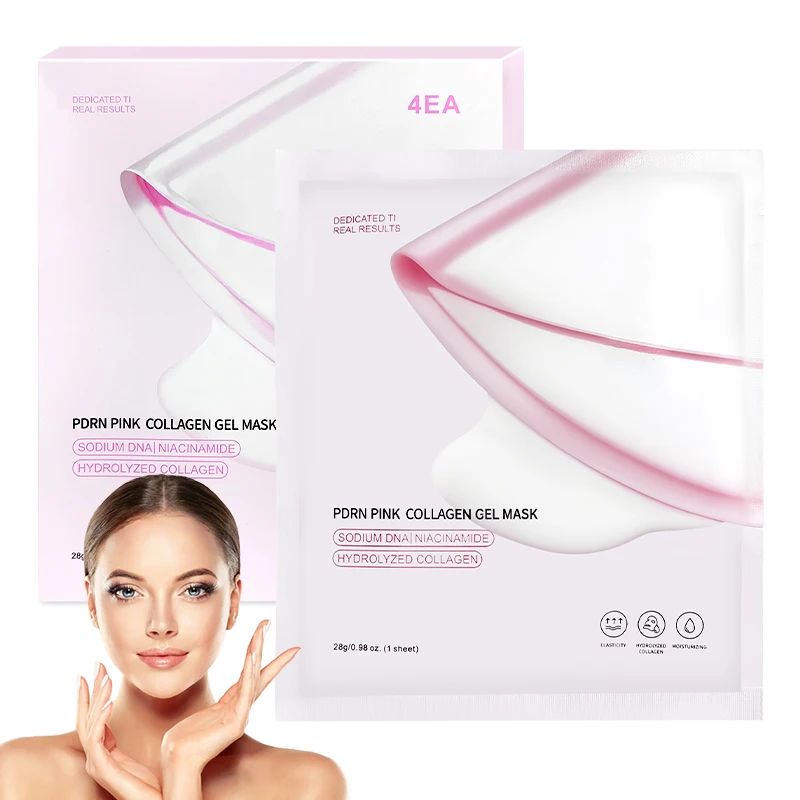 

Collagen Face Mask Extra Hydrations Jelly Mask Anti Wrinkle Collagen Face Mask for Firming and Moisturizings 4 tablets in a box