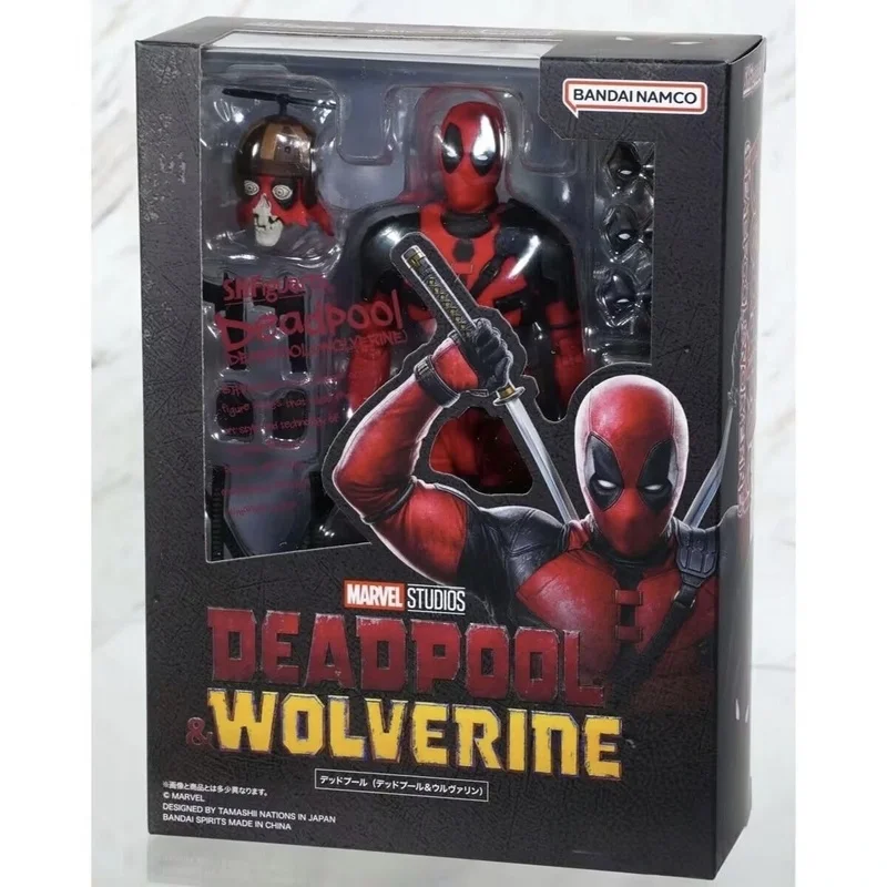 S.H.Figuarts Spot Marvel Deadpool 3 Deadpool 및 Wolverine Little Cheap Uncle Wolf 액션 피규어 영화 버전 모델 장식품 장난감