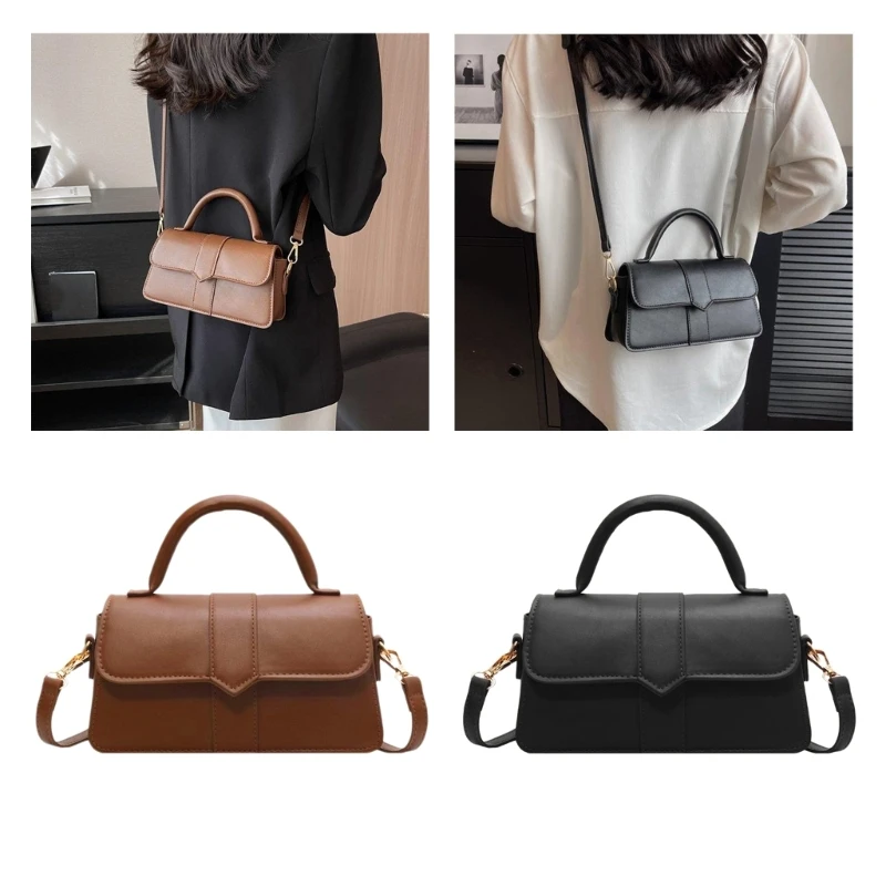 E74B 2023 NEW Crossbody Bag for Girl Women Large Capacity Tote Bag Handbag Lady Purse Shoulder Strap Adjustable Bag