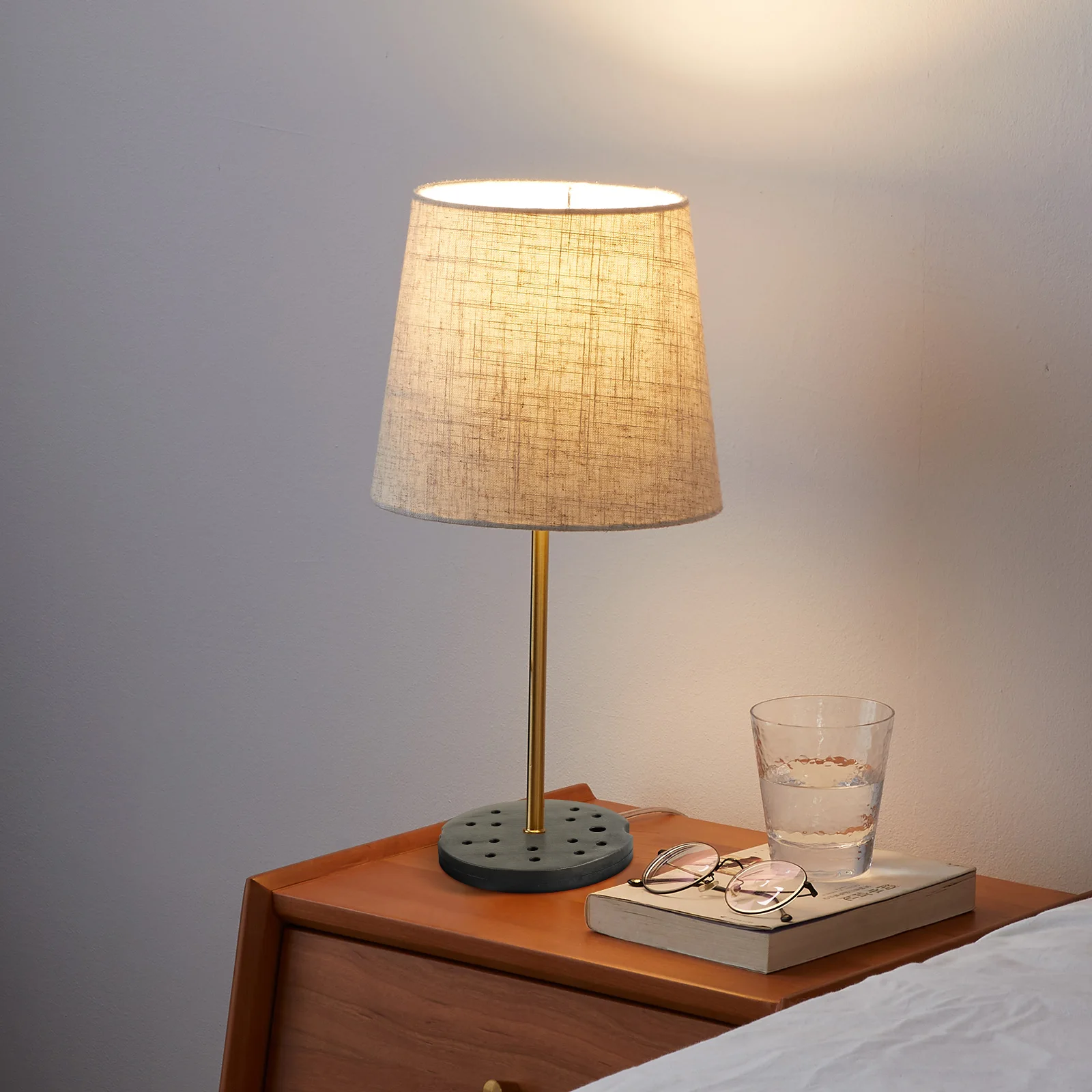 

Weighted Block Base Standing Floor Heavy Duty Plastic Large Holder Parts Metal Lamp Chassis Accessory Round Base Desk Lamp