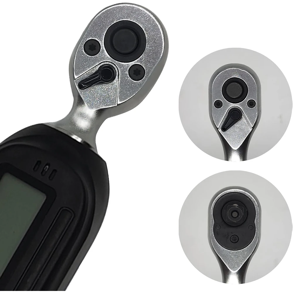 مفتاح عزم الدوران الرقمي 1/4 بوصة (1.11-22.13Ft.lb/1.5-30N.m)، مجموعة مفاتيح عزم الدوران الإلكترونية مع مصباح LED دقيق إلى ±2% الجرس #3