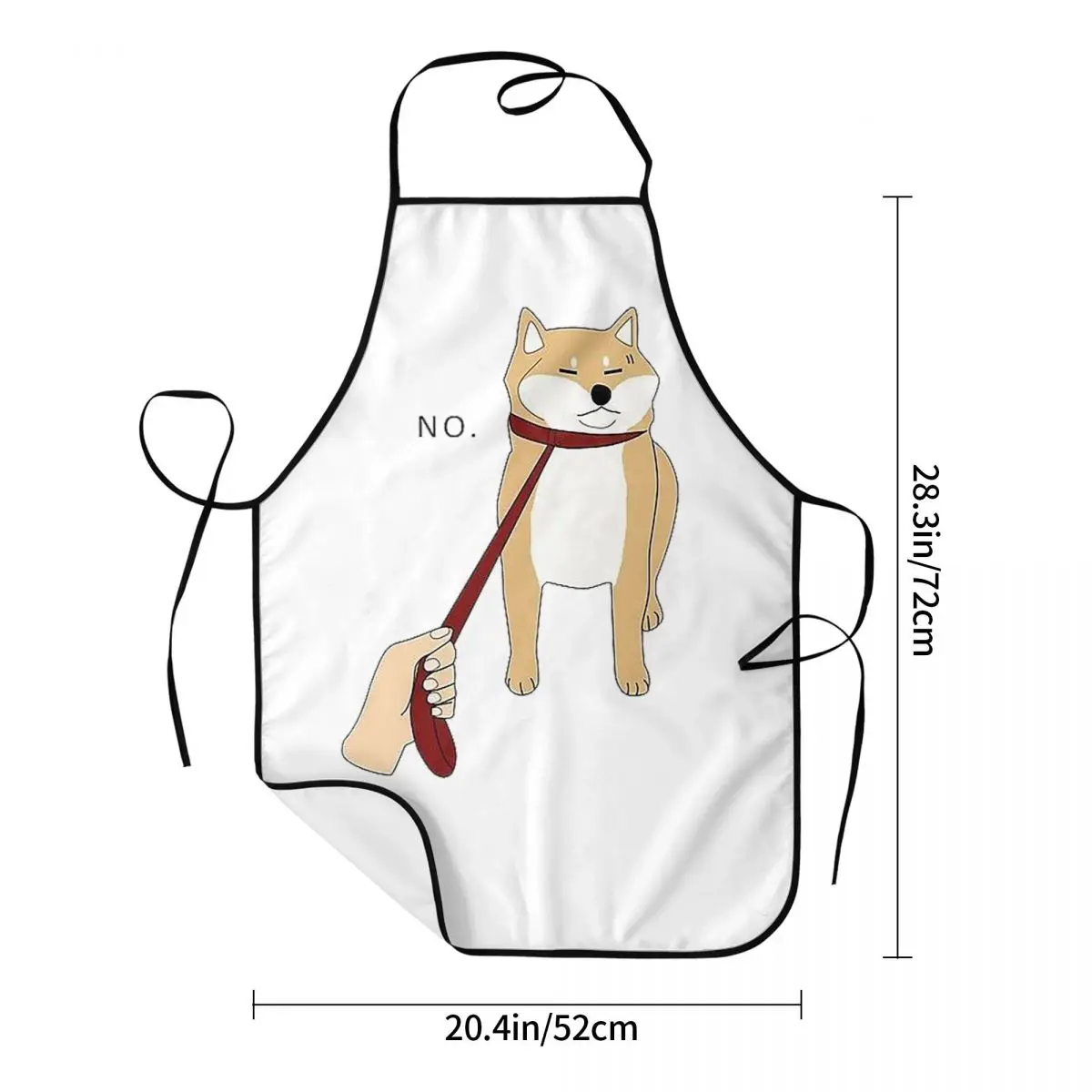 الحيوان شيبا اينو الكلاب المئزر الشيف الطبخ المطبخ Tablier مريلة مقاومة للماء تنظيف المطبخ بينافور للنساء الرجال اللوحة #3