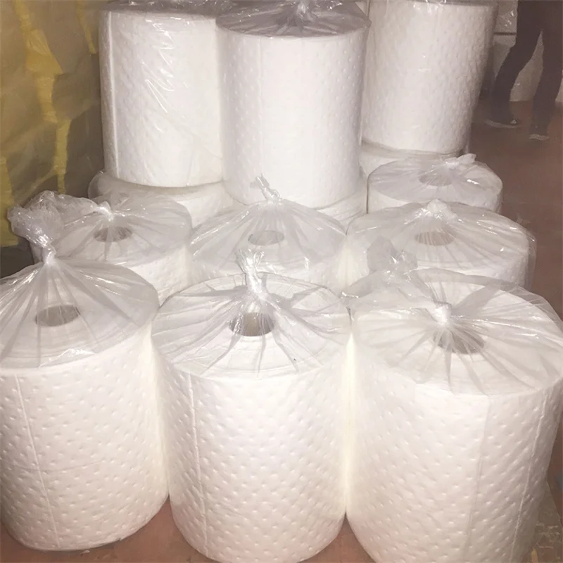 40 سنتيمتر * 50 م * 5 مللي متر تسرب النفط لفة ماصة فقط