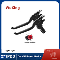 12V-72V WuXing 271PDD Power-off Brake Lever Electric Bike Kugoo Brake Lever scooter 2-core Waterproof Connector 315mm