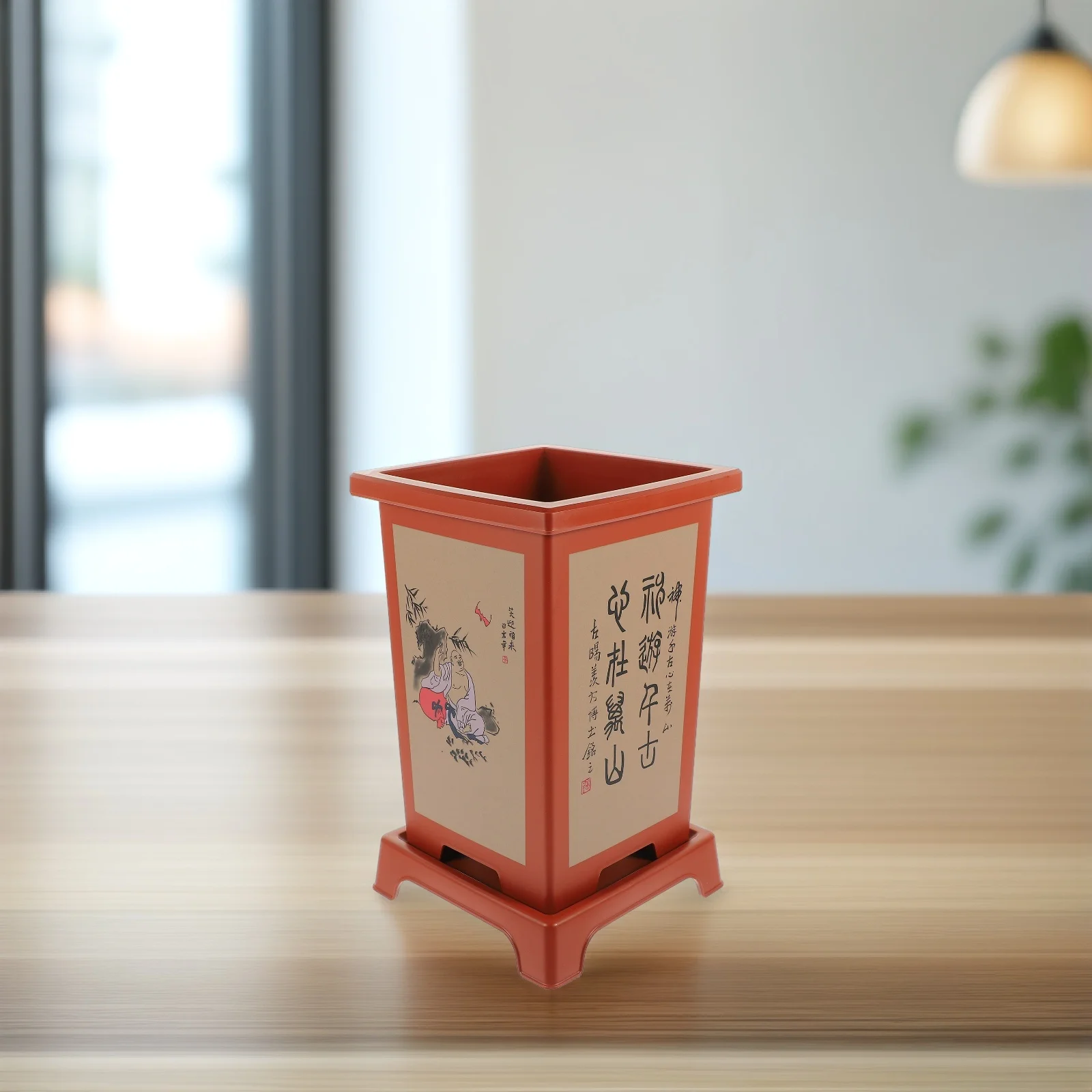 

Orchid Plant Pot Plastic Flowerpot Saucer Indoor Planter Nursery Efficient Drainage Airflow Modern Design