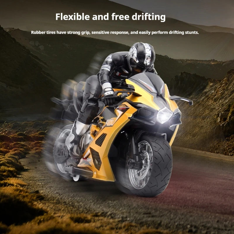 Moto fuoristrada telecomandata ad alta velocità 2.4G Mountain Drift Toy Model Car RC Moto regalo per età 14+