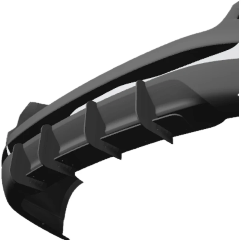 

For Ford Mondeo Wagon 2015 2016 Year Rear Diffuser Bumper Lips Spoiler Splitter Body Kit Accessories