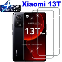 2Pcs/4Pcs 9H Tempered Glass For Xiaomi 13T / 13T Pro Screen Protector Glass Film